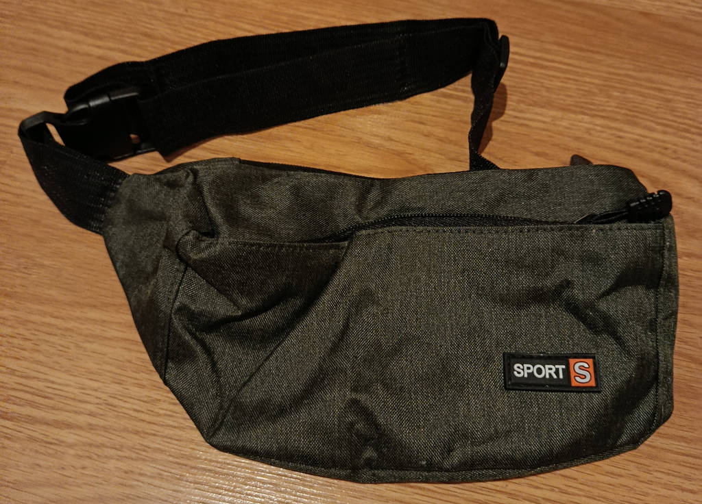Бананка (сумка на пояс, поясна сумка) SPORT на два відділи - фото покупців 1