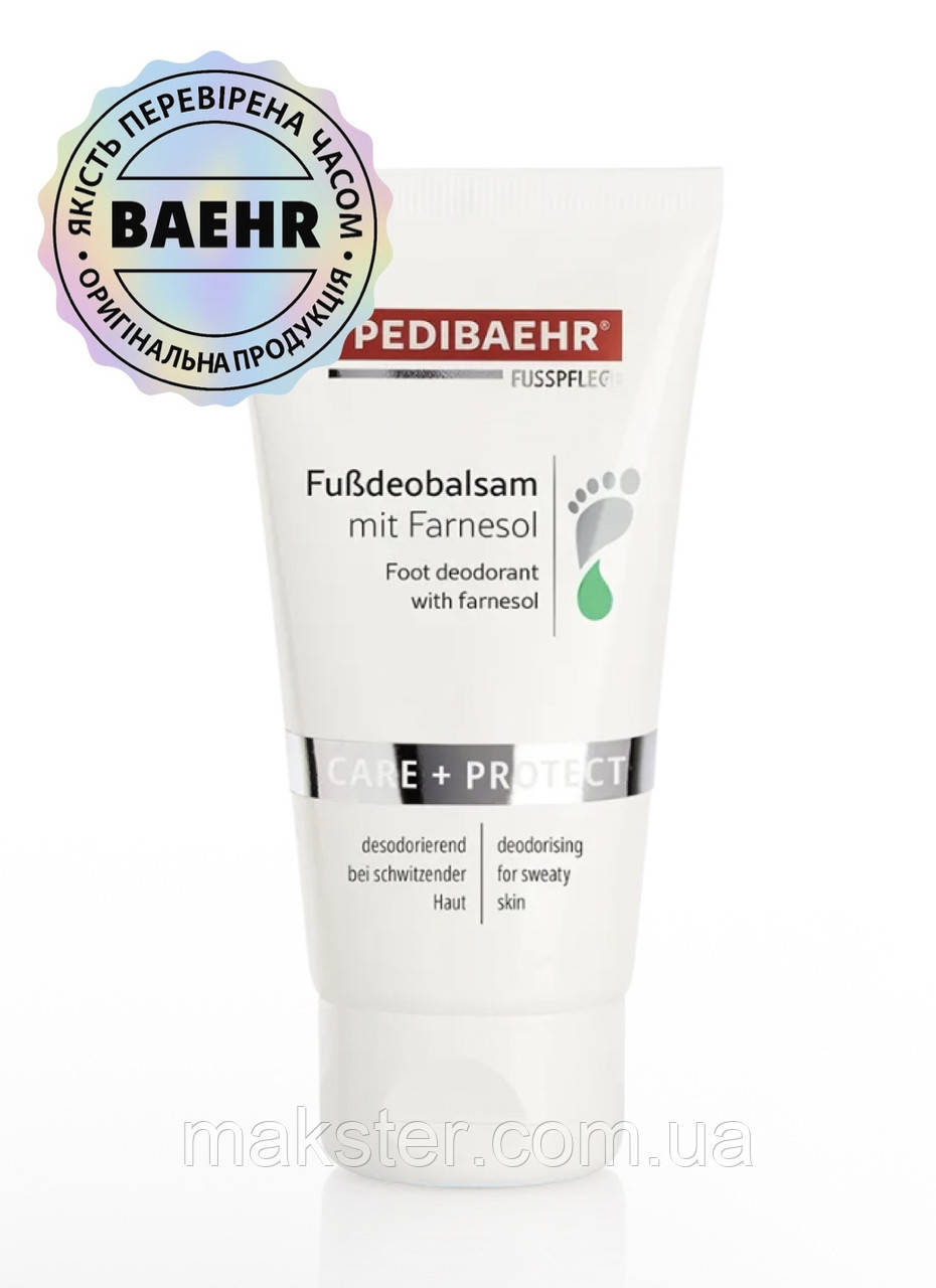 БАЛЬЗАМ З ФАРНЕЗОЛОМ ДЛЯ НІГ 75МЛ (DEODORANT FOOT BALM), PEDIBAEHR