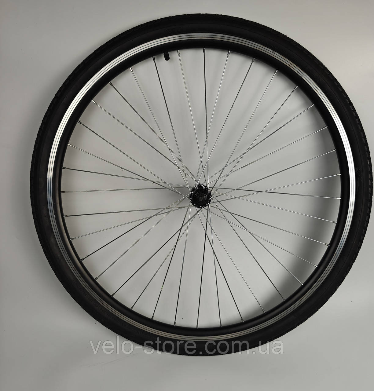 Колесо 28" V-Brake переднє у зборі (покришка + камера). Велосипедне переднє колесо., фото 1