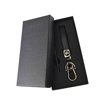 Брелок для автомобільних ключів Infiniti, м'яка шкіра.