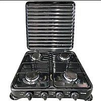 Настільні газові плити для використання з балоном RB-2227 універсальна газова плита 4 конфорки настільна плита на газі