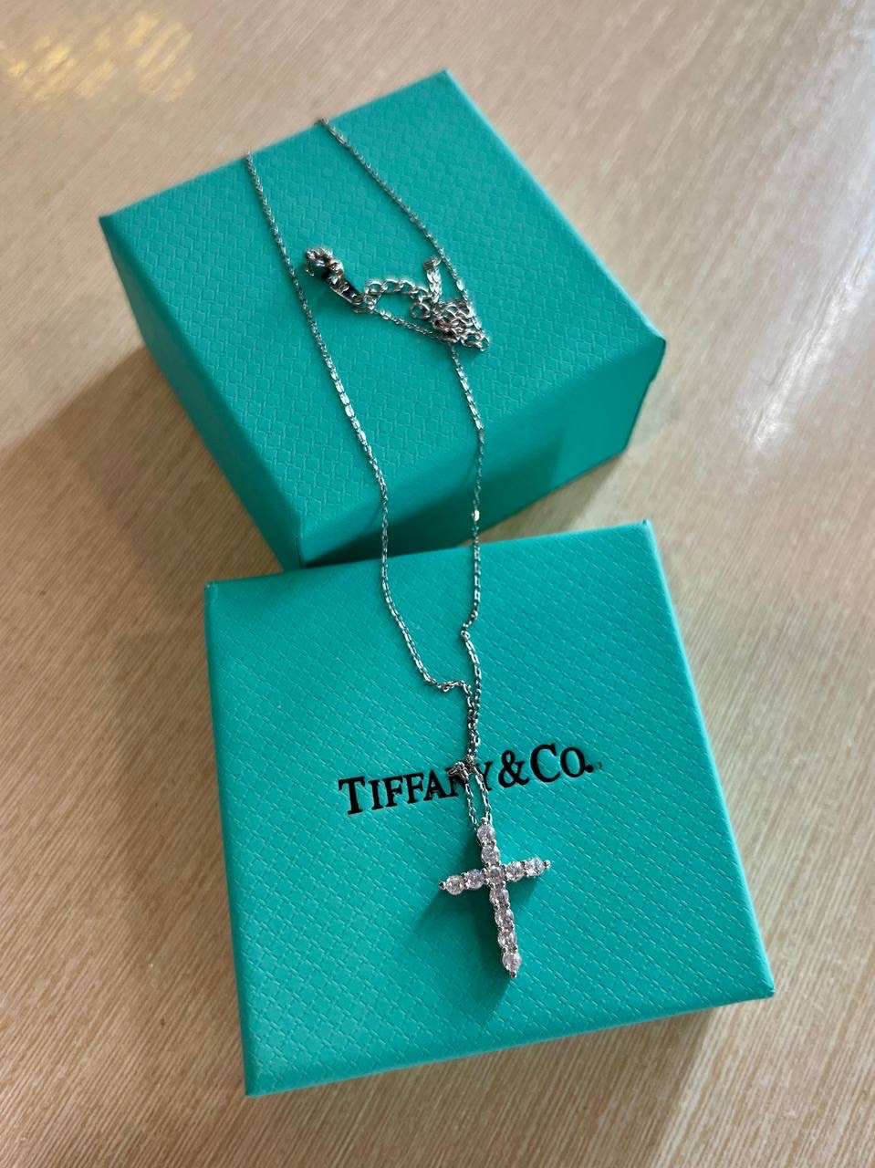 Хрестик Тіффані покриття срібло 925, фото 1