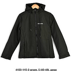 Куртка з капюшоном темно-зеленого кольору для хлопчика "Юніор" Розміри: 11,12,13,14,15 років (18119-5)