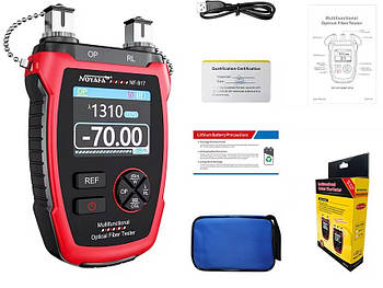 NF917 вимірювач оптичної потужності NOYAFA 2 в 1, VFL, OPM, FC/SC/ST