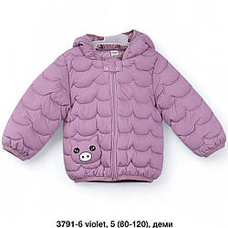 Куртка Весна- Осінь для маленької дівчинки "Фабричний Китай" Розміри: 1,2,3,4,5 років (18122-1)
