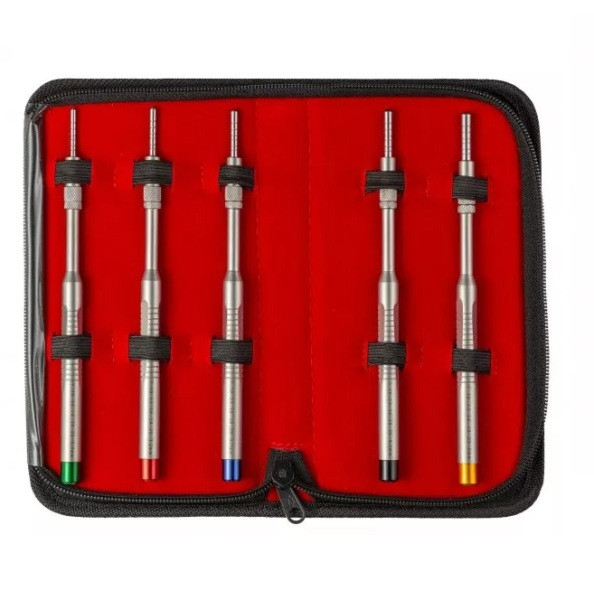 Набір остеотомів прямі/опуклі 5 шт  DE-1654 Asim, фото 1