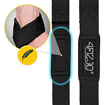 Лямки для станової тяги 4FIZJO Deadlift Straps Black (P-5905973402279), фото 2