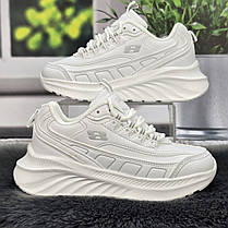 Кросівки жіночі FDEK білі на об'ємній підошві демісезонні 5934-2, фото 2