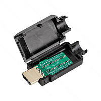 Штекер miniHDMI з друкованою платою на кабель