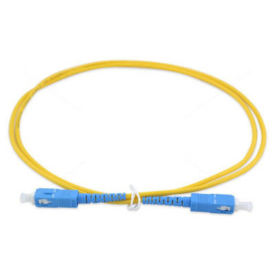 Оптичний патчкорд Cor-X SC/UPC-SC/UPC SingleMode Simplex 2м (OFPC-SC/UPC-SC/UPC-2), фото 1