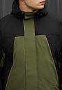 Двоколірна чоловіча куртка Staff skay khaki & black, фото 4