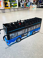 Автобус JS122-122A 2 кольори, музичний, світло, на батарейках (таблетках), в коробці, 33-15,5-9 см., фото 6