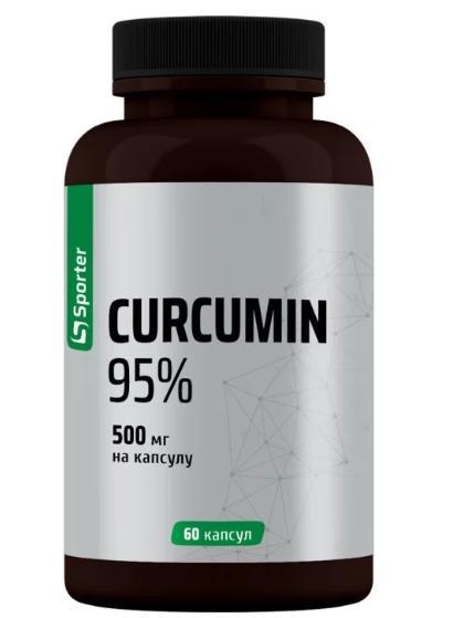 Харчова добавка SPORTER Curcumin 95% 60 капсул, фото 1