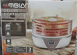 Нова німецька сушарка для овочів та фруктів 5 піддонів Ambiano Deluxe-Dörrautomat із Німеччини з гарантією, фото 5