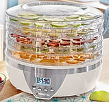 Нова німецька сушарка для овочів та фруктів 5 піддонів Ambiano Deluxe-Dörrautomat із Німеччини з гарантією, фото 4