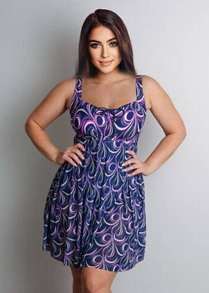 Купальник слитный Z.Five 4017 Даная фуксия(В НАЛИЧИИ ТОЛЬКО 50 УКР р-ры), фото 1