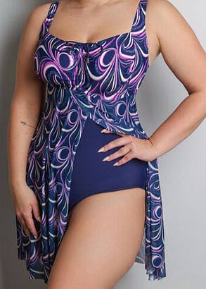 Купальник слитный Z.Five 4017 Даная фуксия(В НАЛИЧИИ ТОЛЬКО 50 УКР р-ры), фото 3