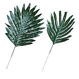 Лист пальми декоративний 39 см (12 шт в уп.), фото 4