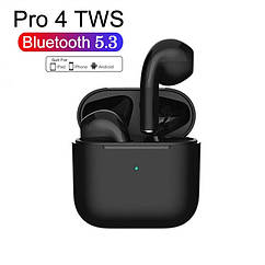 Безпровідні навушники Bluetooth 5.3 TWS Pro 4 Black