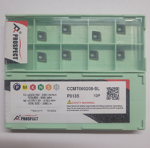 CCMT060208-SL P3135 PROSPECT (Сталь) Твердосплавна пластина, фото 2