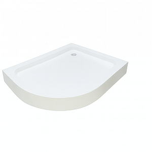 Душовий піддон KO&PO 157 R 120x80х15 см правий асиметричний акриловий правий