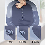 Підлоговий килимок для ванної суперпоглинаючий 60×40 см діатомітовий Синій, фото 7