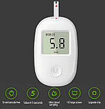 Цифровий глюкометр G-171 для вимірювання рівня цукру в крові Білий, фото 8