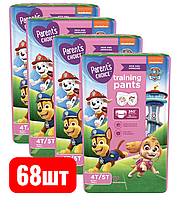Підгузки-трусики Parents Choice  щенячий патруль США 6 (18+кг) 68шт (рожеві)