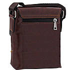 Недорога сумка чоловіча через плече Baldwin наплічна сумка коричнева S-122, фото 5