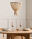 Люстра PUSWELI із дерева, світло-коричнева, фото 2