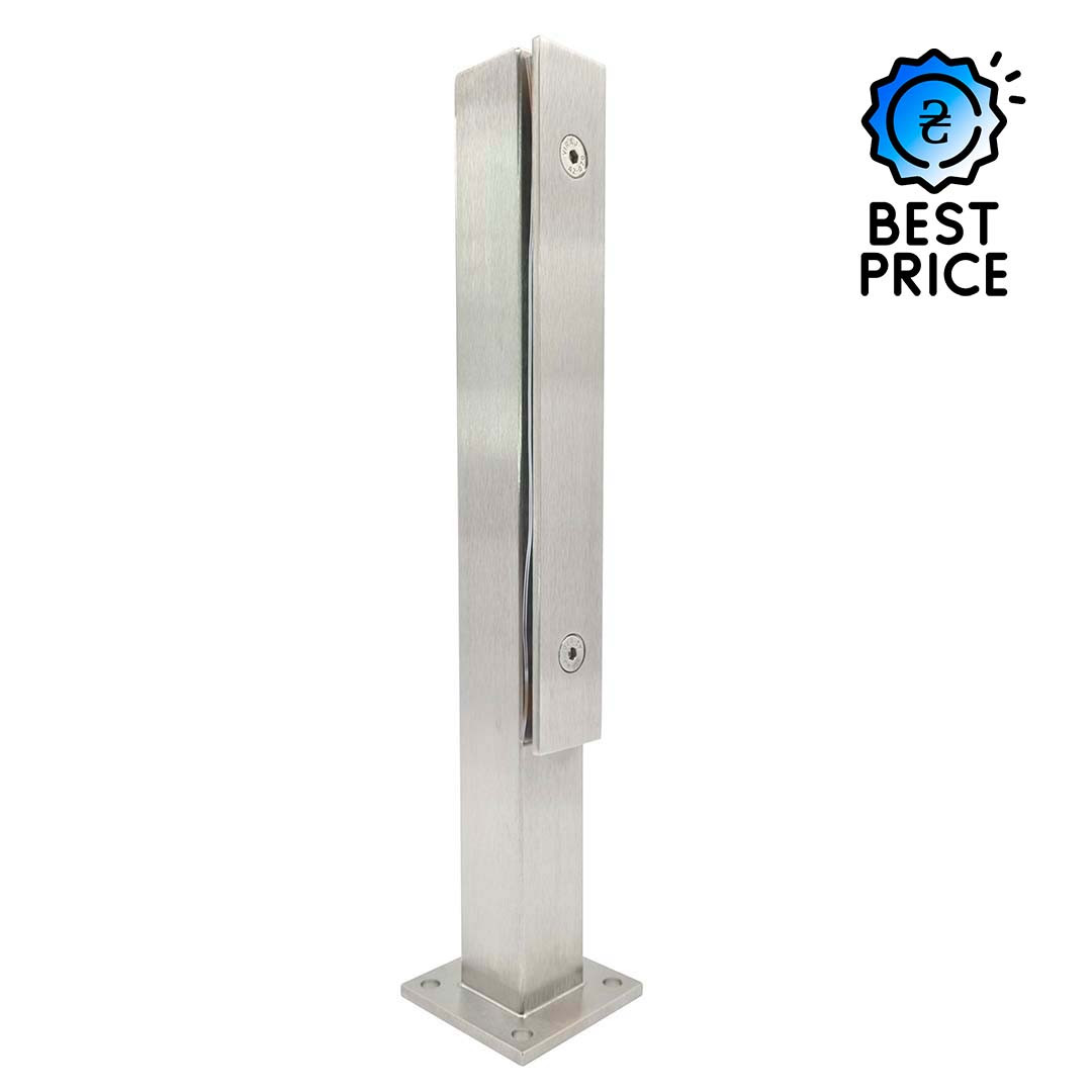 ODF-02-48-01-H400 Стійки для скла з пластиною H400, матові, фото 1