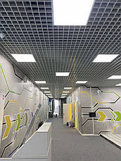 Потолки Грильято RAL 7024 ., 7015., 7021., 9005., 9006., 9003..., фото 2