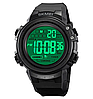 Годинник чоловічий наручний спортивний Skmei 2260 (Чорний з білим), фото 3