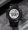 Годинник чоловічий наручний спортивний Skmei 2260 (Чорний з білим), фото 4