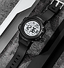 Годинник чоловічий наручний спортивний Skmei 2260 (Чорний з білим), фото 6