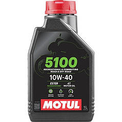 Олива моторна Motul 5100 4T 10W40 Напівсинтетика