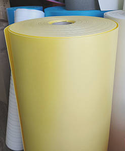 Кольоровий ІЗОЛОН для паросткових квітів ППЕ 3002 ( ЖОВТИЙ) Висота рулону 1 м.