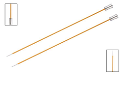 Спиці прямі ZING KnitPro алюмінієві 25 см №2.25 мм