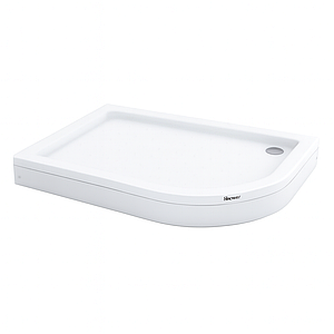 Душовий піддон Shower (L) TUNDRA SW-10552 120х80х15 см асиметричний акриловий