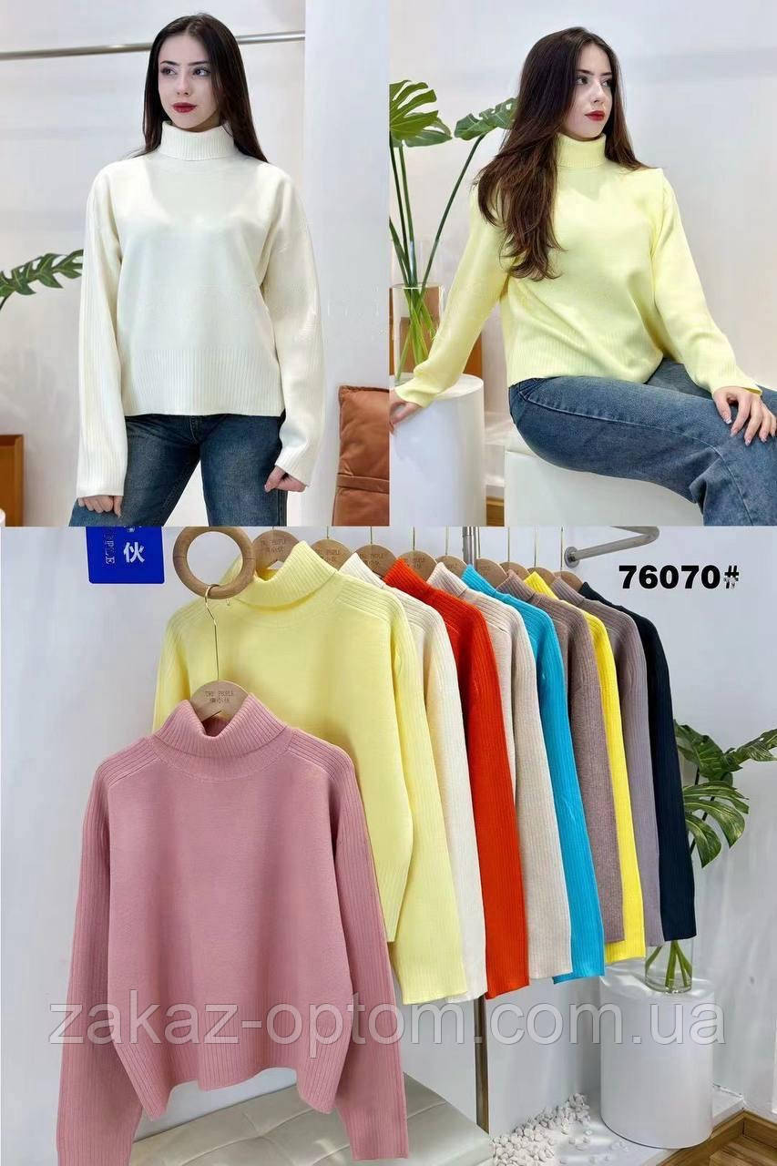 Светр жіночий батал оптом (52-56) Китай 76070-139992