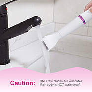 Тример для бікіні електрична бритва для жінок з гребінцем бездротовий безпечний тример для волосся Funstant, фото 3