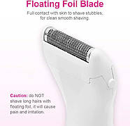 Тример для бікіні електрична бритва для жінок з гребінцем бездротовий безпечний тример для волосся Funstant, фото 6