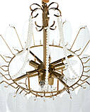 Скляна люстра YAUCA латунь, фото 6
