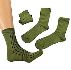 Зимові тактичні шкарпетки з махрою ЗСУ 41-44 Хакі військові шкарпетки армійські, фото 5