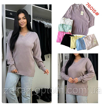 Светр жіночий оптом (50-56) Китай 76015-140001, фото 1
