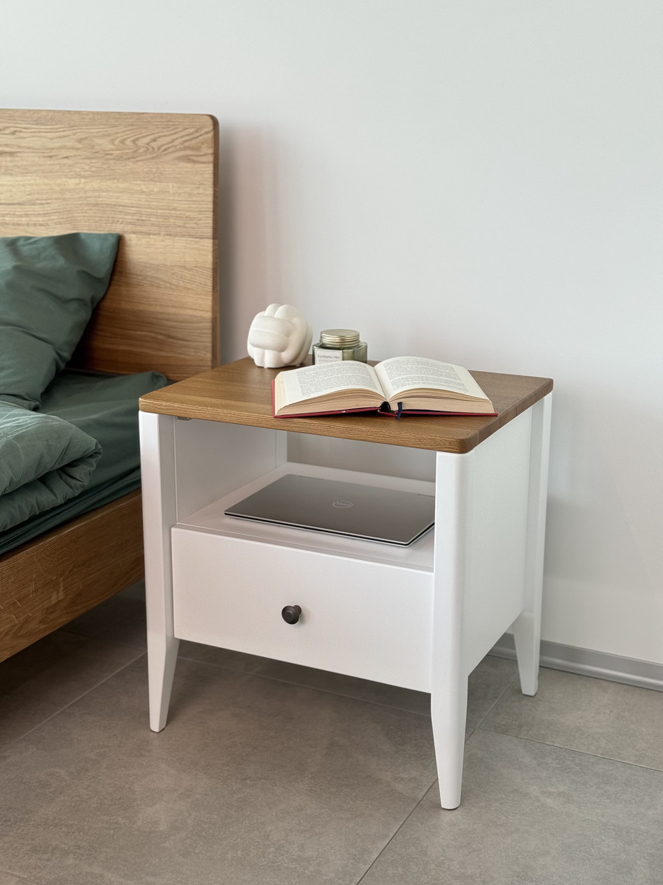 Тумба "Хюгге" з нішею та з дубовою стільницею, Blum, фото 1