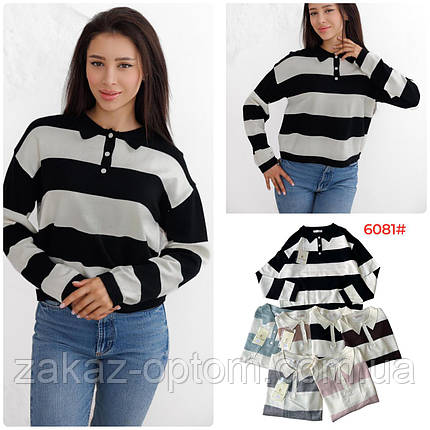 Светр жіночий поло оптом (44-48) Китай 6081-140003, фото 1