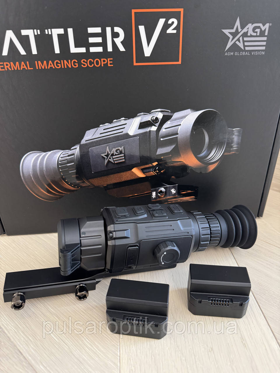 Тепловізійний приціл AGM Rattler V2 25-256, фото 1