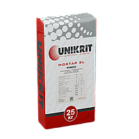 НЕГОРЮЧА Швидкотвердіюча самовирівнювальна високоміцна суміш для підлог UNIKRIT MORTAR SL