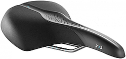 Сідло Selle Royal SCIENTIA R3 Relaxed, 3D skingel, оббивка Black gummy/Black mokka, 289х224 мм, 520 г, рейли